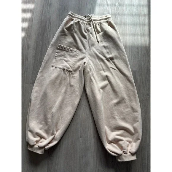Nap Women's Balloon Cotton Sweatpants Jogger Drawstring Lounge Pants‎ size Small - Picture 2 of 4